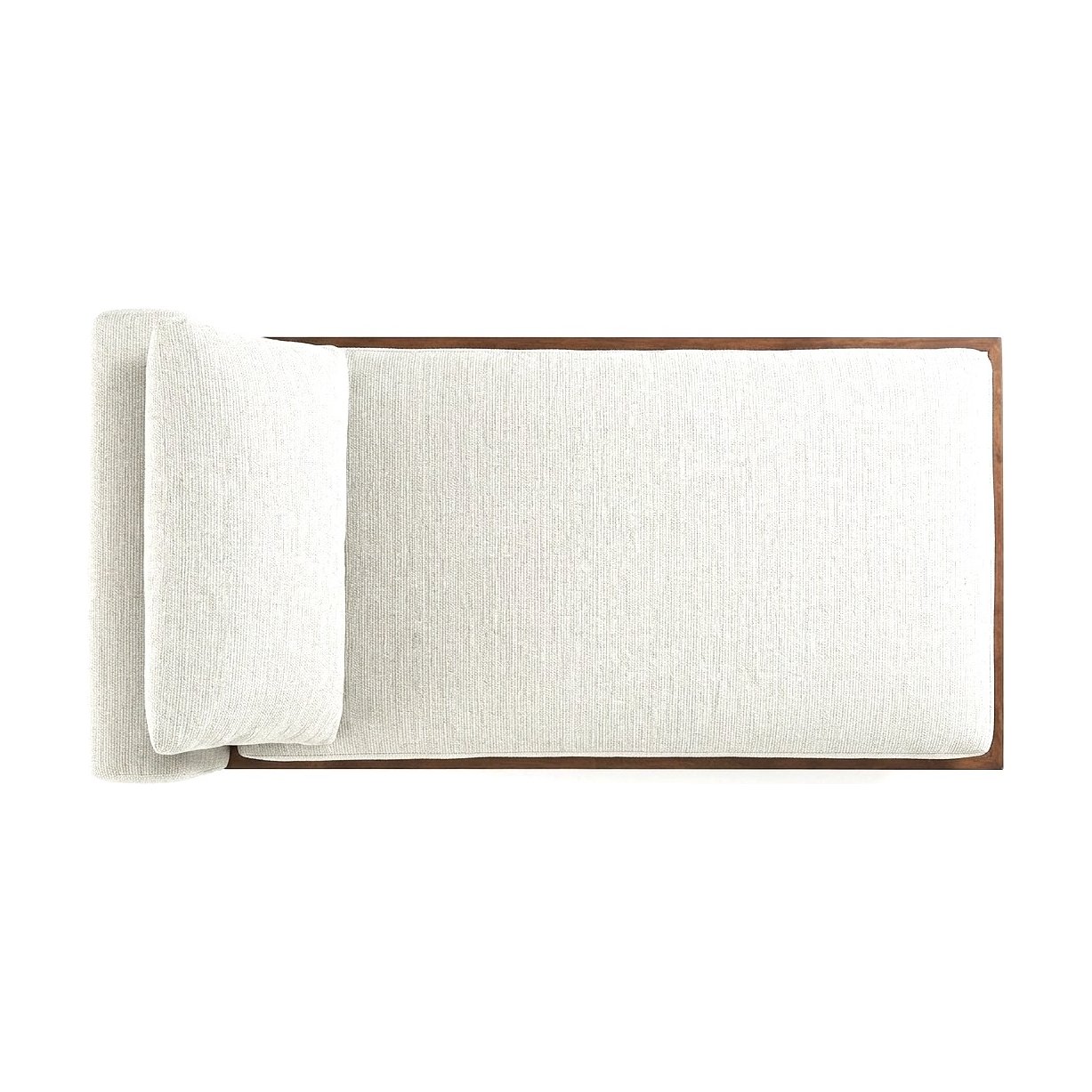 Módulo Chaise para Sofá Modular Sabi con Tela Slub Cream - image 3