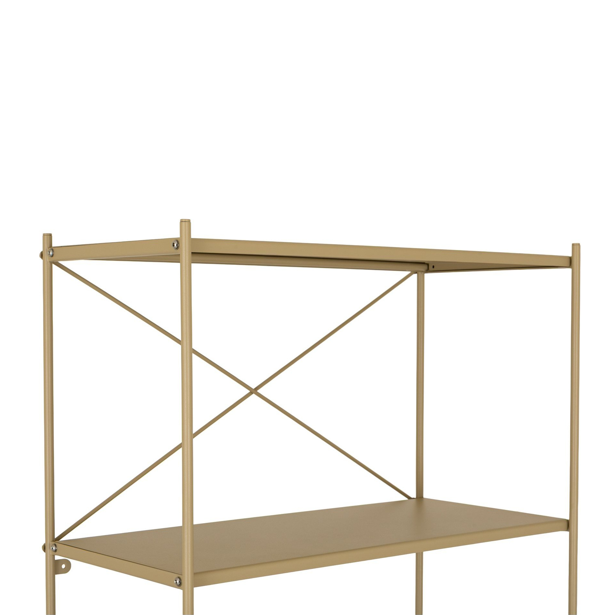 X Shelf Tall Floor Shelf in Beige Steel, 70cm - image 3