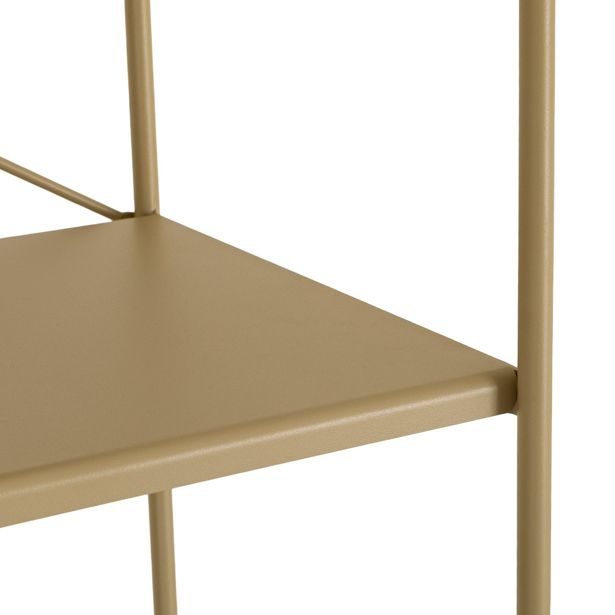 X Shelf Tall Floor Shelf in Beige Steel, 70cm - image 4