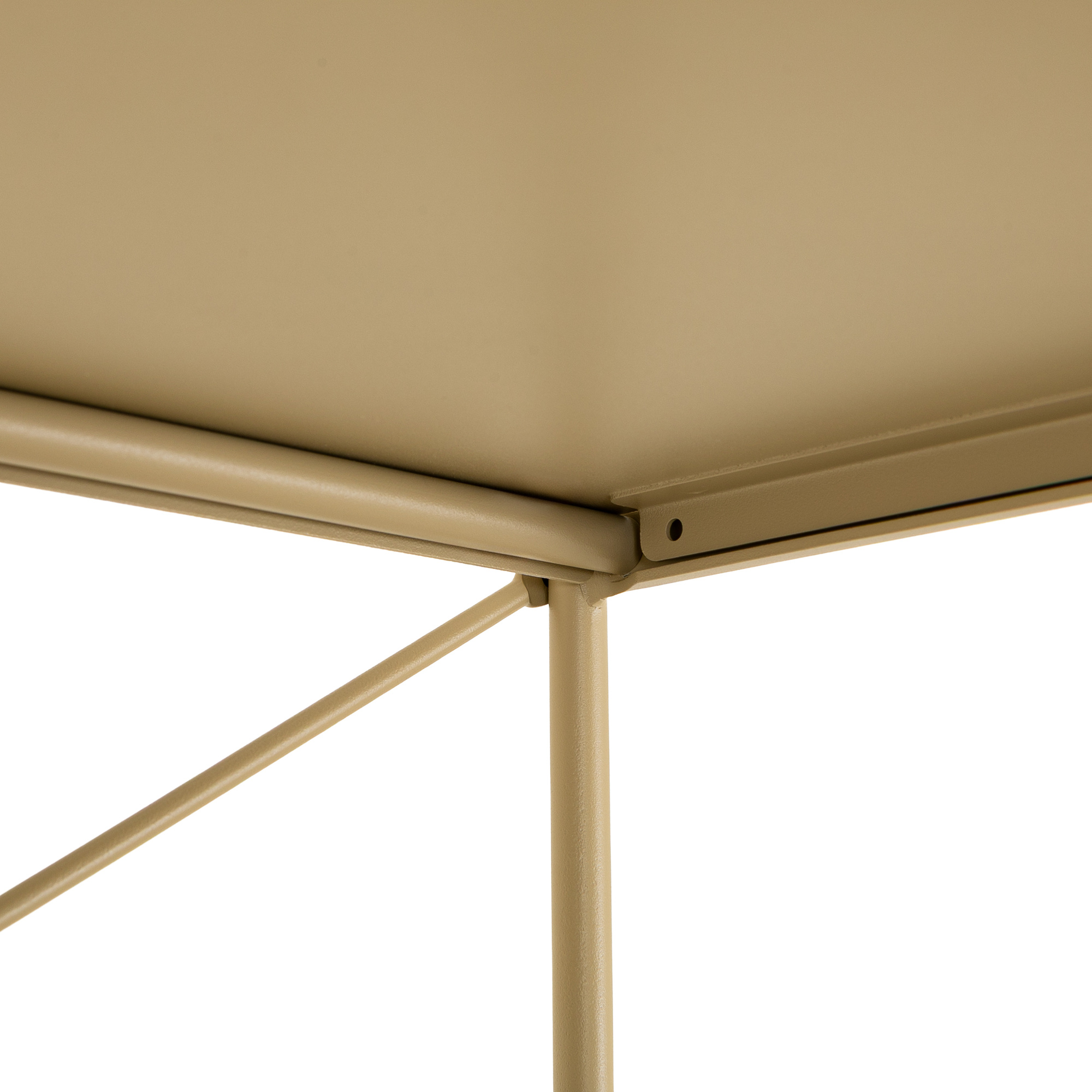 X Shelf Tall Floor Shelf in Beige Steel, 70cm - image 5