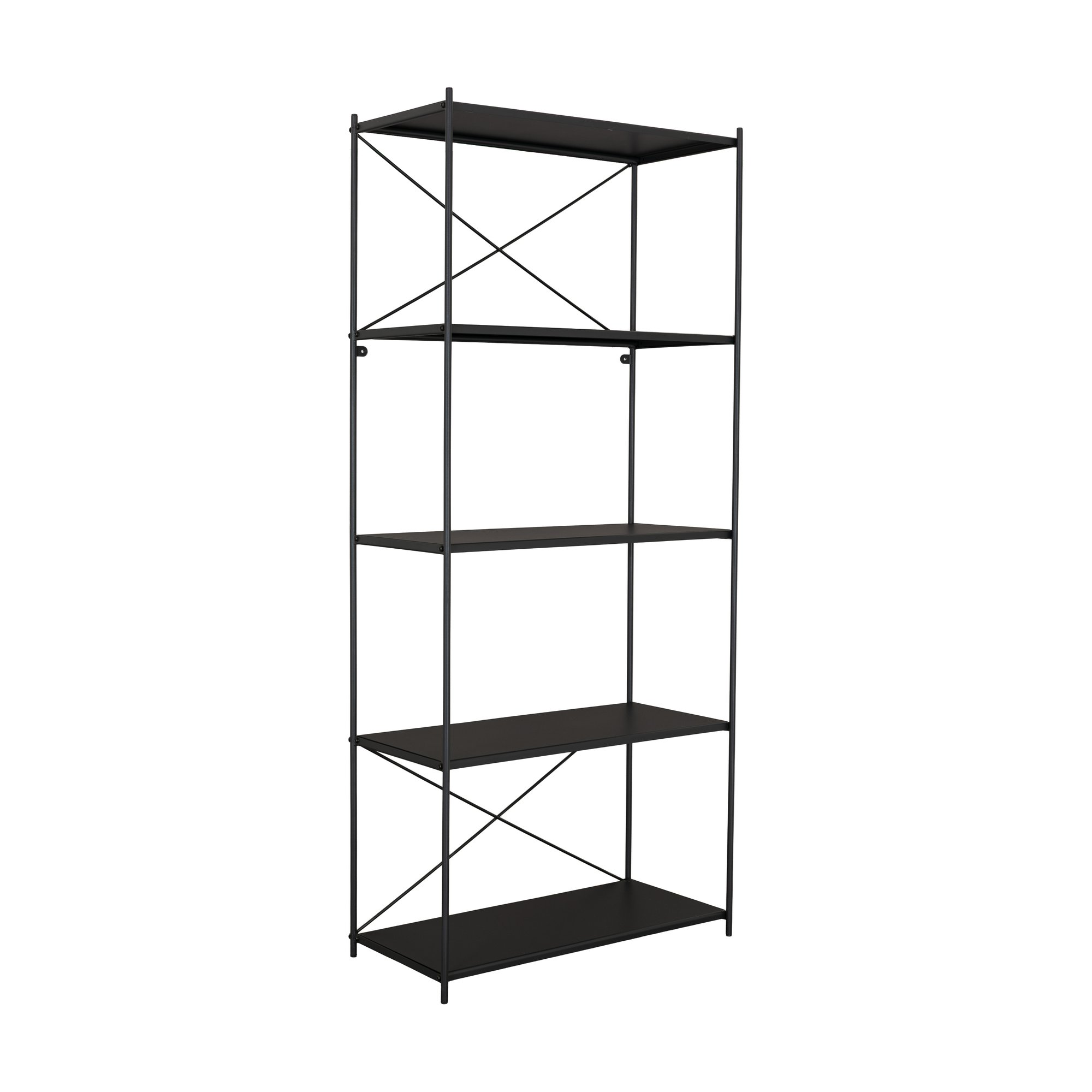 Estante de Piso Alto X Shelf en Acero Negro, 70cm - image 1