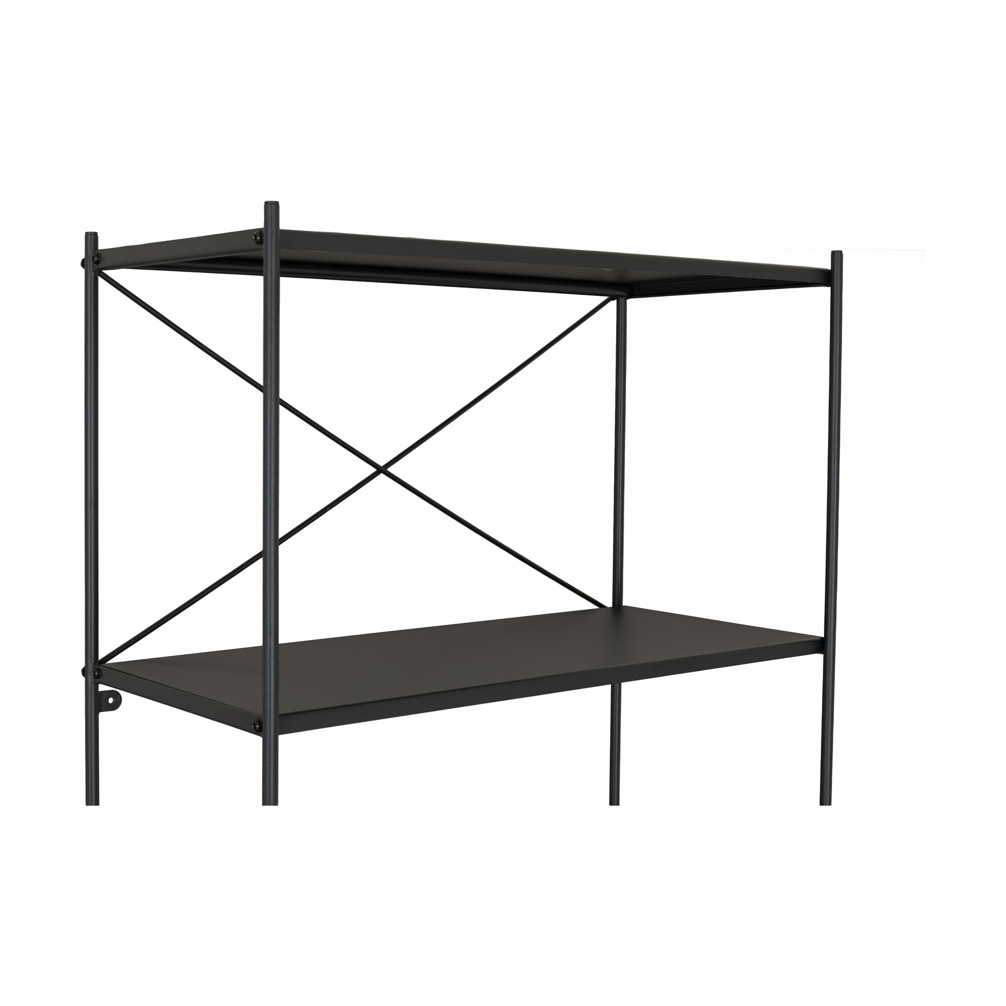 Estante de Piso Alto X Shelf en Acero Negro, 70cm - image 3