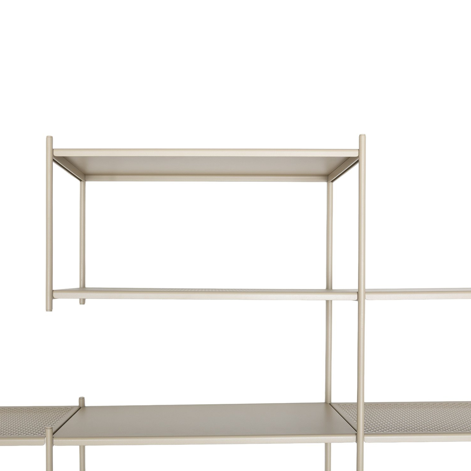 X Shelf Wall Hanging 5-Piece Set in Beige Steel - image 2