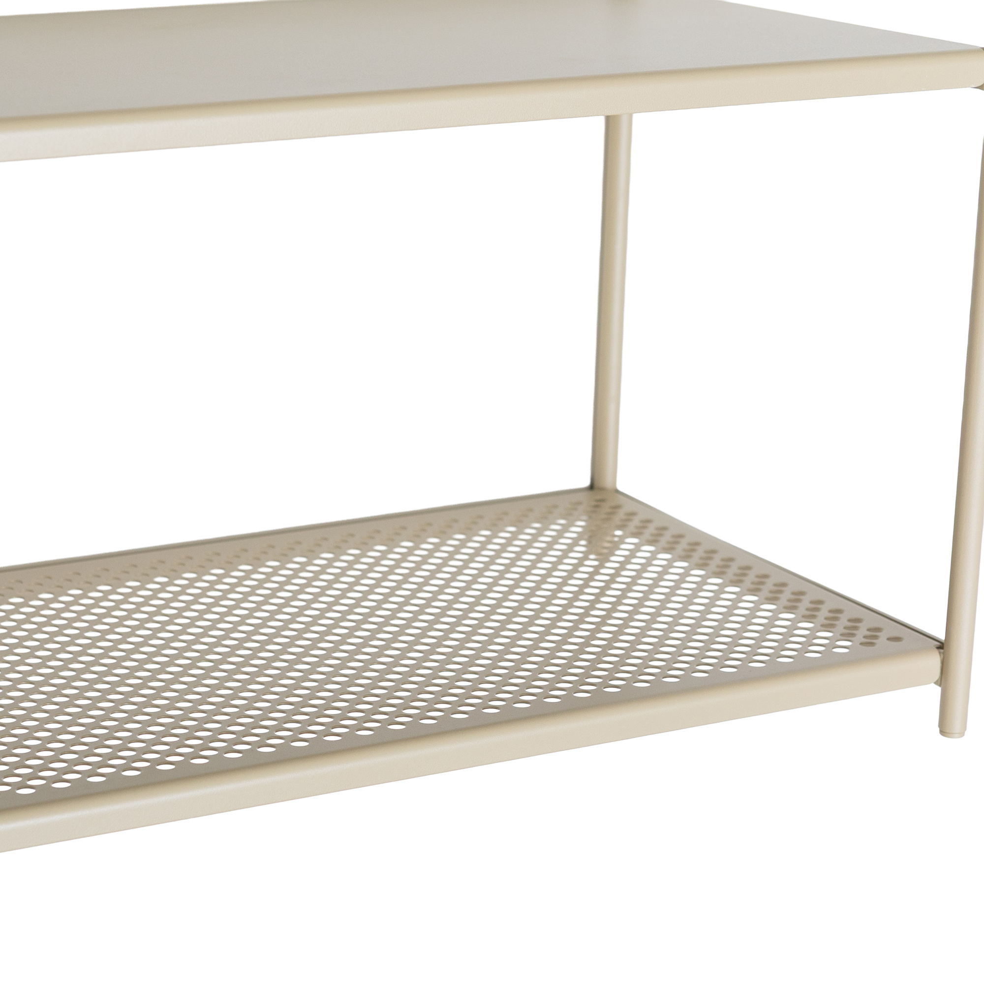 X Shelf Wall Hanging 5-Piece Set in Beige Steel - image 4