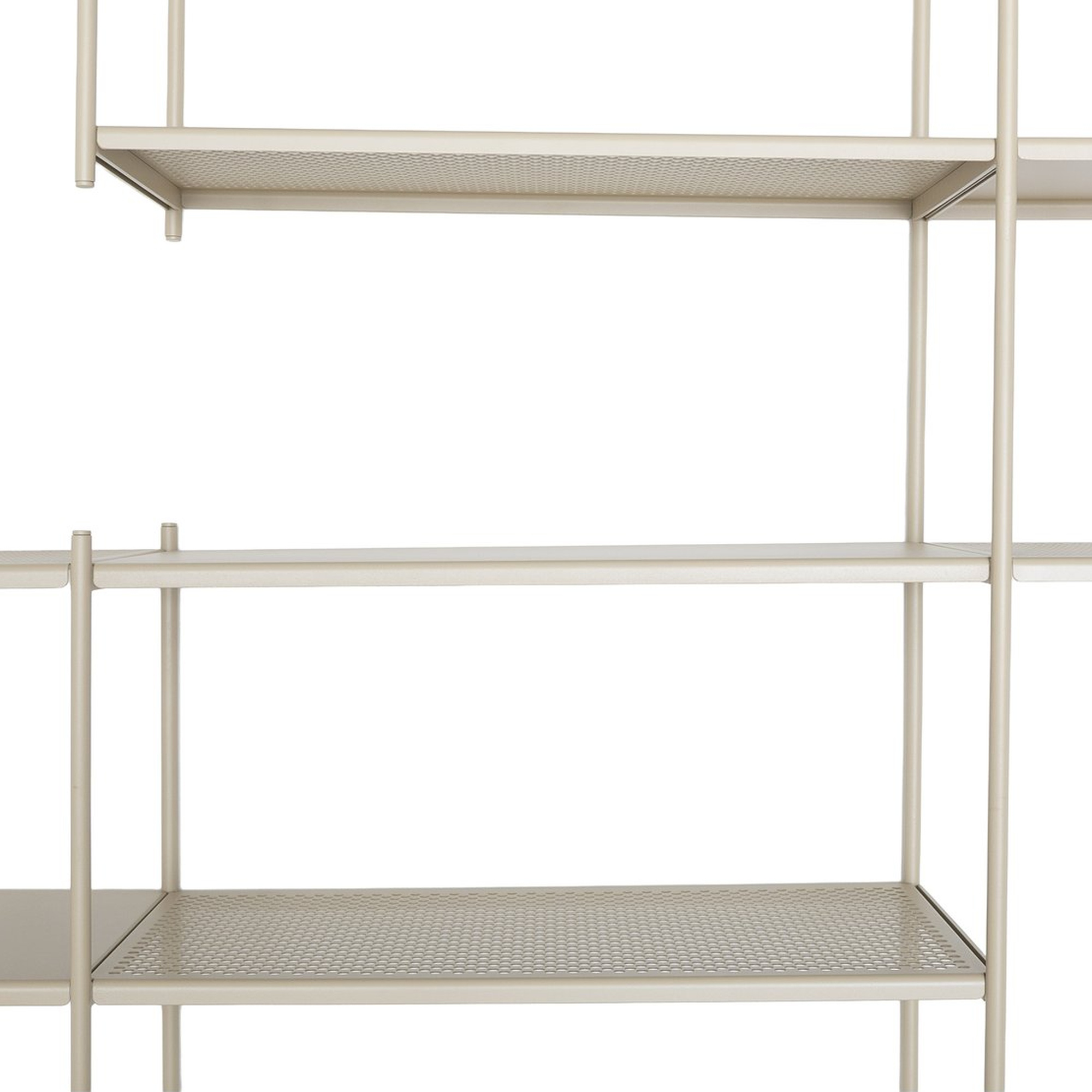 X Shelf Wall Hanging 5-Piece Set in Beige Steel - image 5