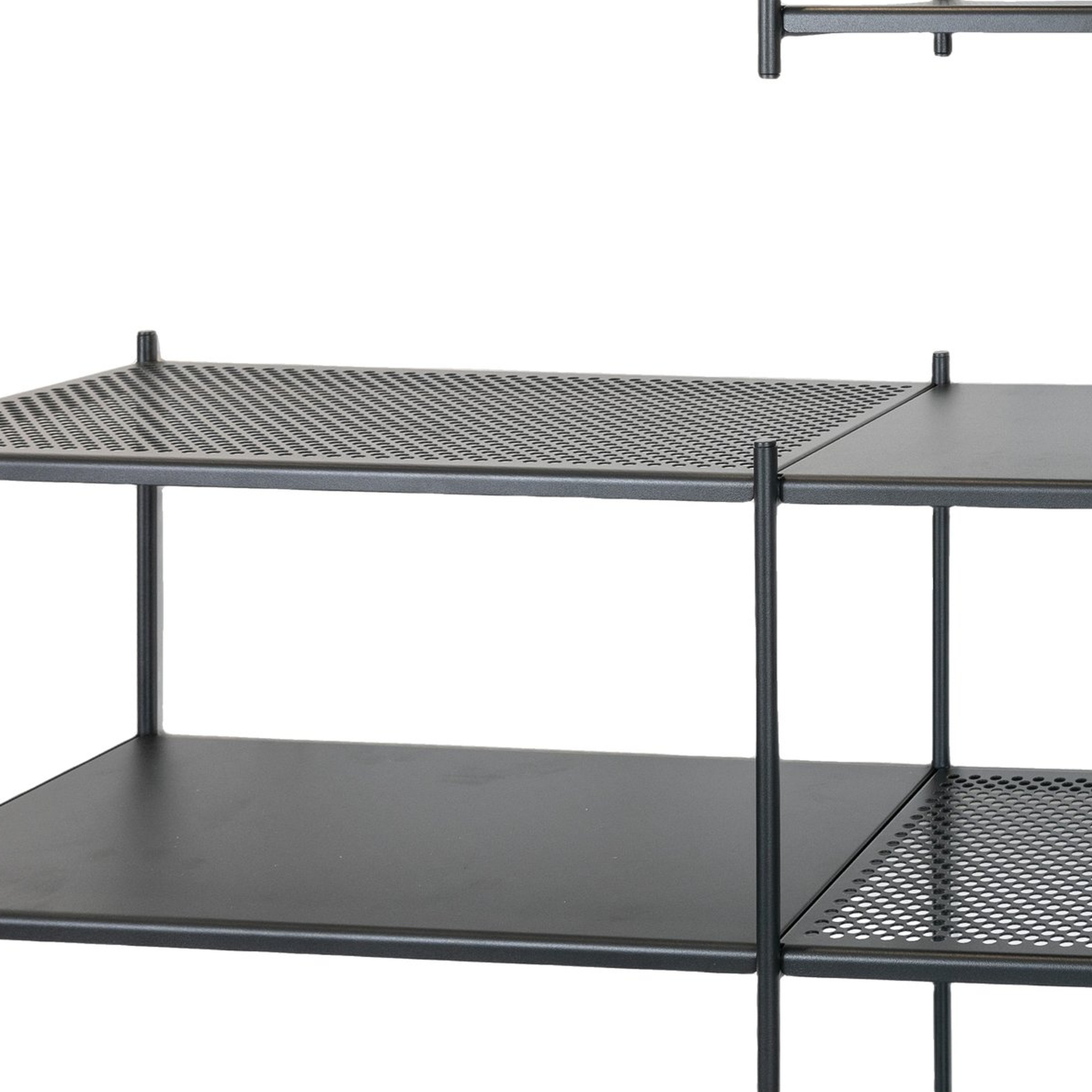 Set de 5 Estantes de Pared X Shelf en Acero Negro - image 2