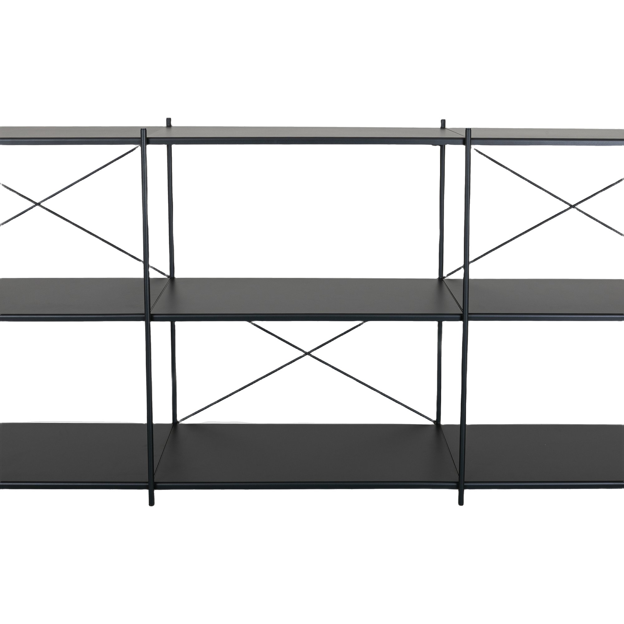 Estante de Piso Ancho X Shelf en Acero Negro, 209cm - image 3