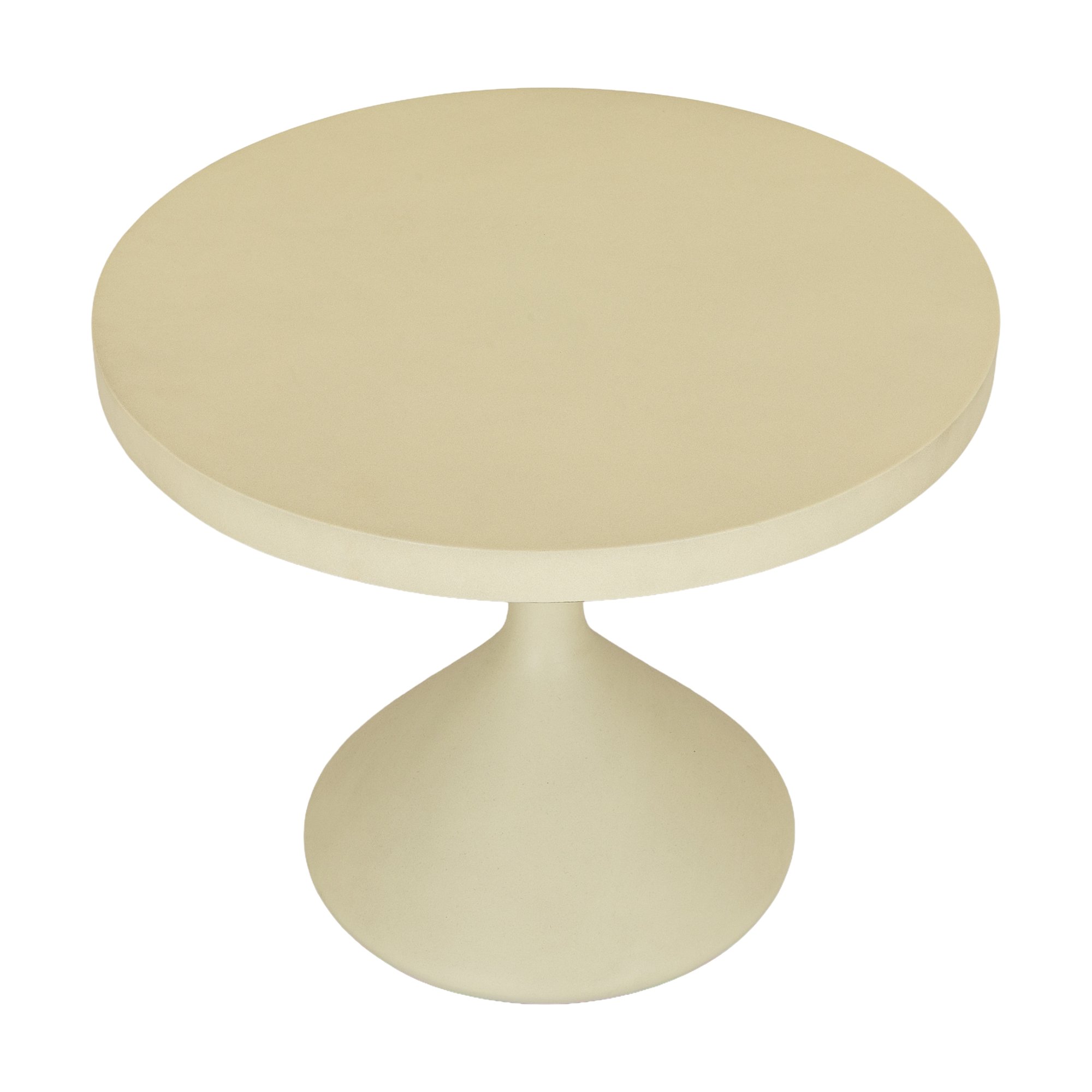 Mesa Auxiliar Lenuf en Fibrocemento Blanco Menta con Acabado Liso, 45cm - image 2
