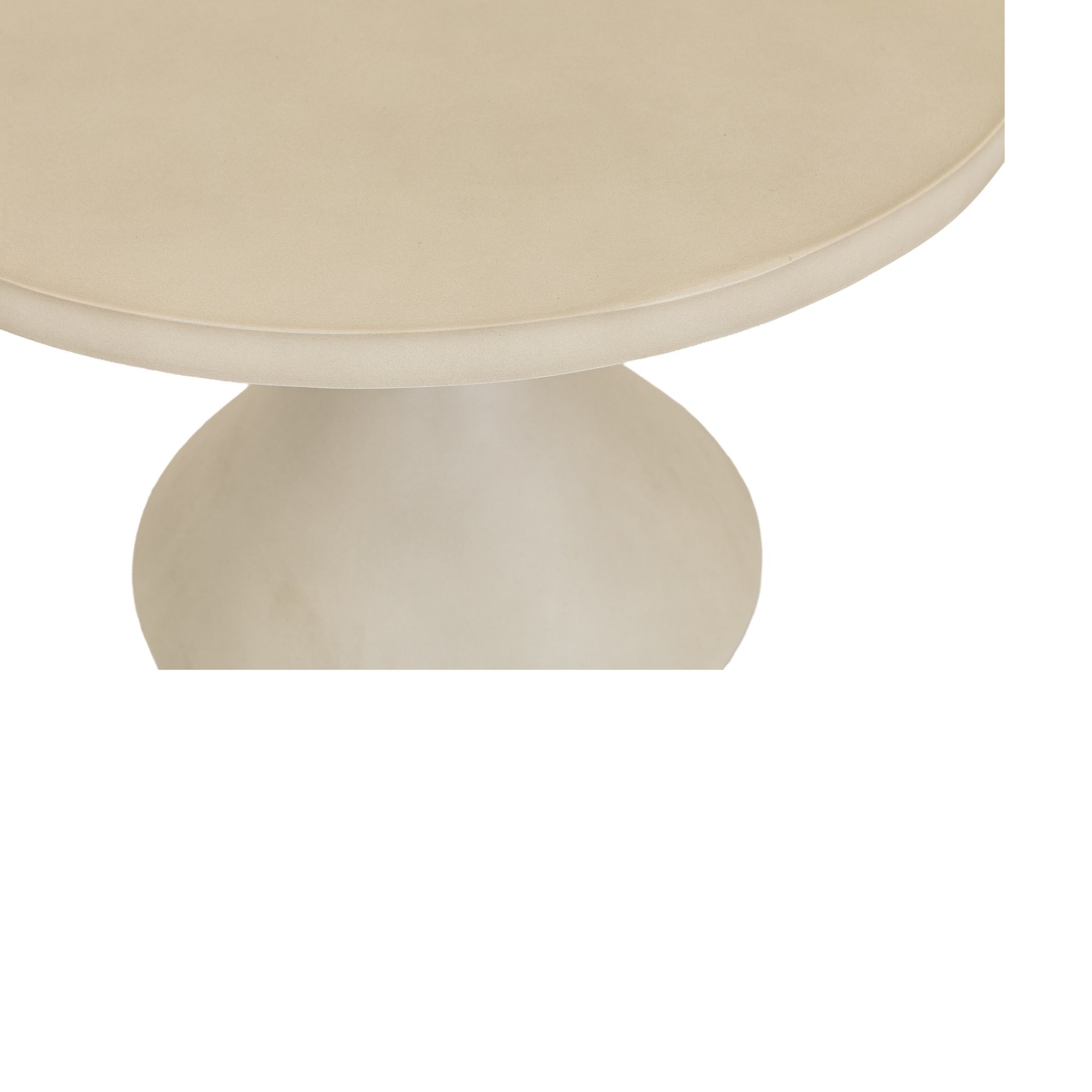 Mesa Auxiliar Lenuf en Fibrocemento Blanco Menta con Acabado Liso, 45cm - image 3