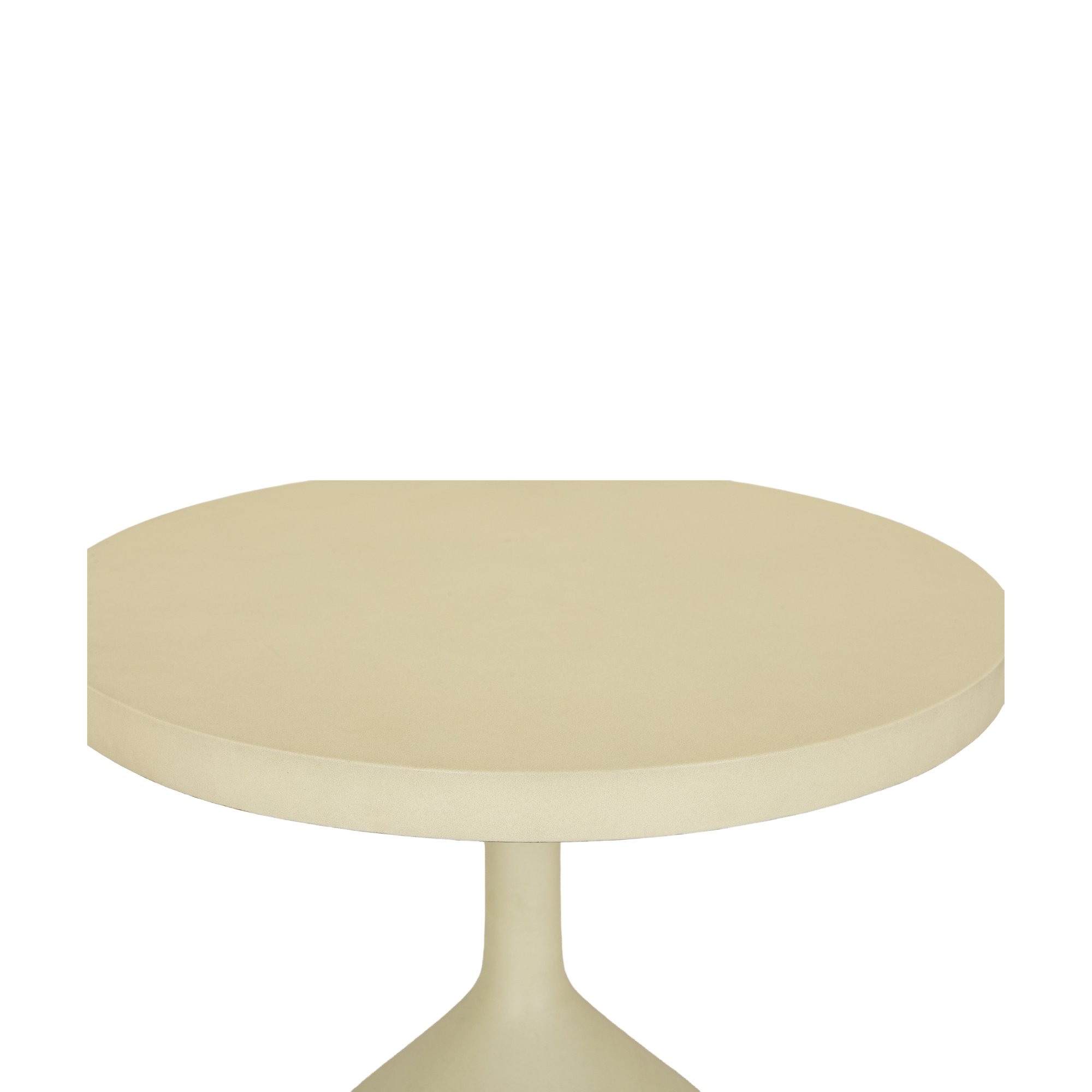 Mesa Auxiliar Lenuf en Fibrocemento Blanco Menta con Acabado Liso, 45cm - image 4