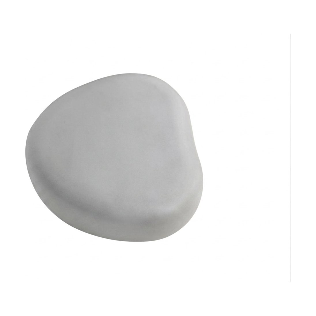 Ovo Side Table in Light Gray fiber cement with a Smooth Finish, 80cm diameter - image 3