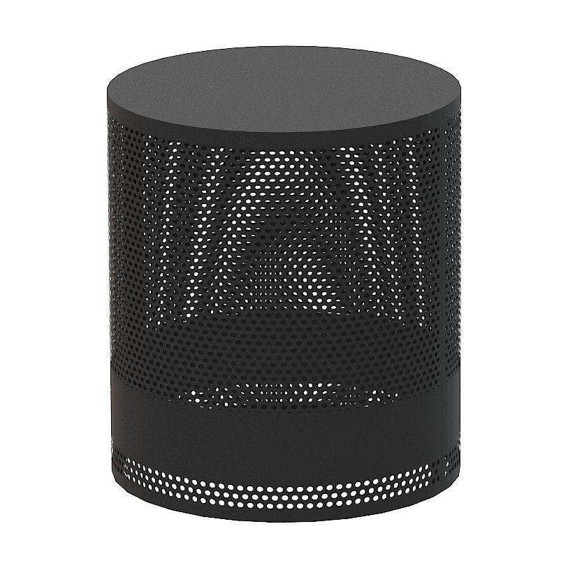 Mesa Auxiliar Petrol en Acero Negro, 43cm - image 2