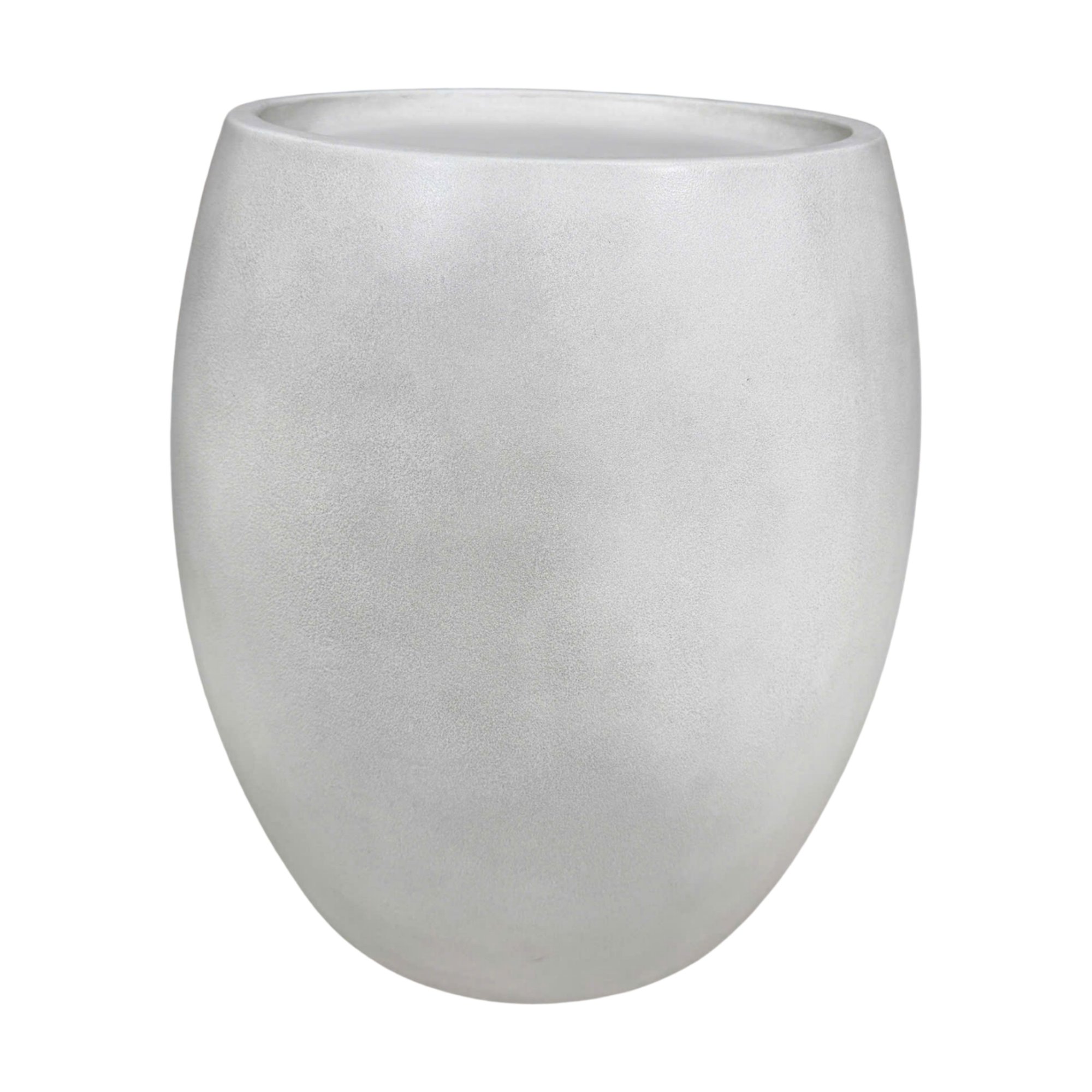 Tonde Side Table in Fog White fiber cement with a Smooth Finish, 45cm diameter - image 2