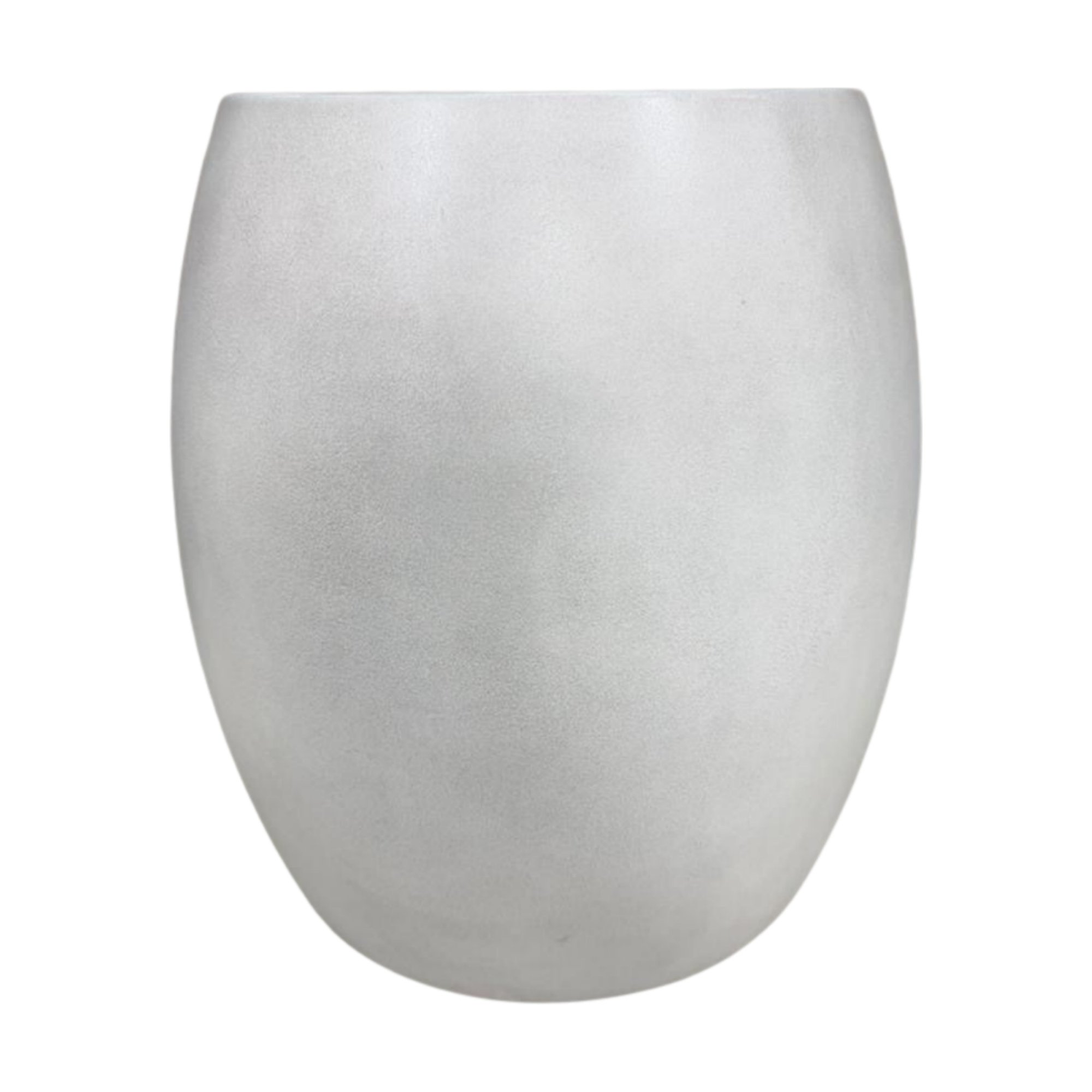 Tonde Side Table in Fog White fiber cement with a Smooth Finish, 45cm diameter - image 4