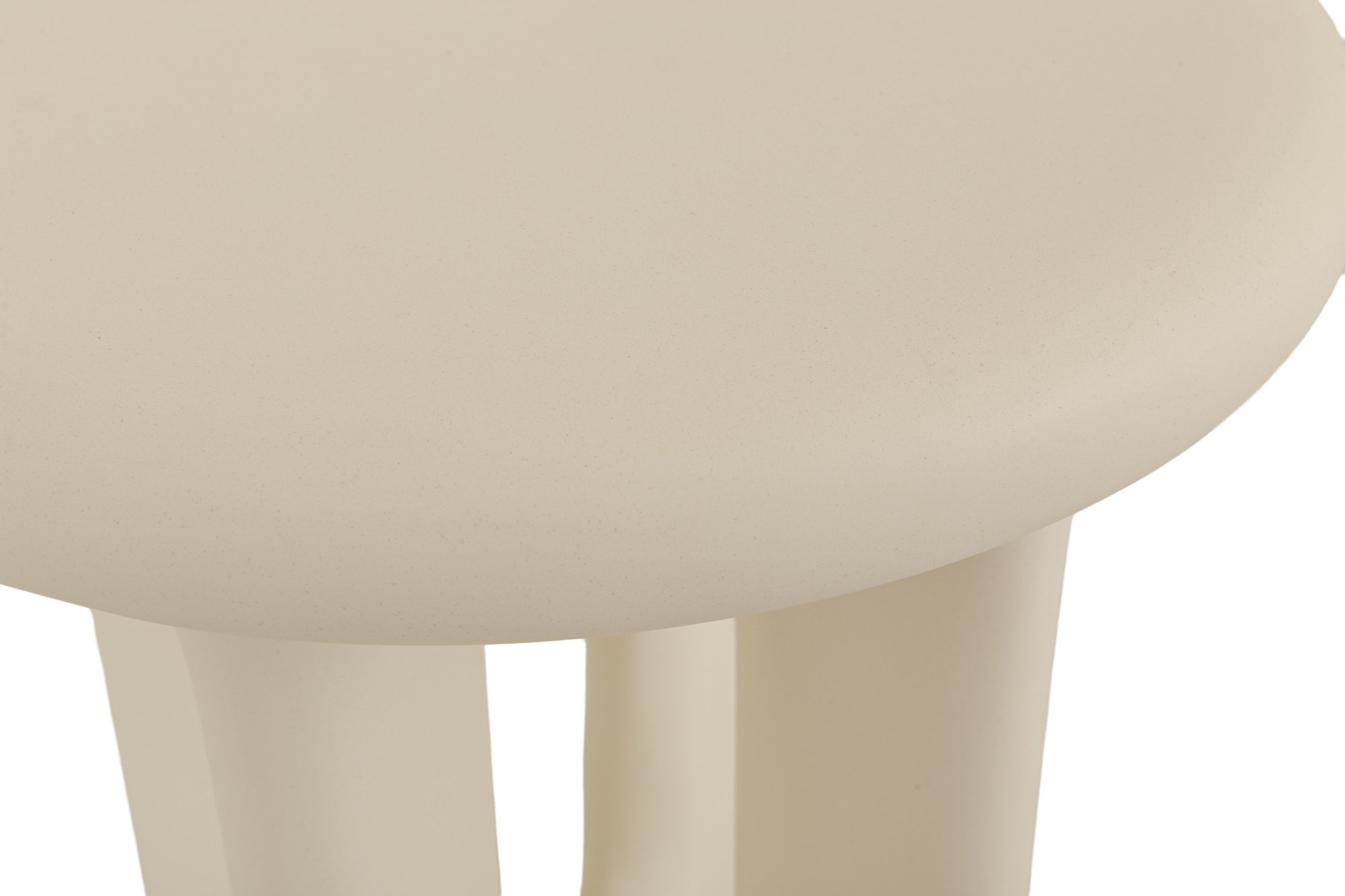 Yepa Side Table in White fiber cement with a Flat Finish, 46cm - image 4