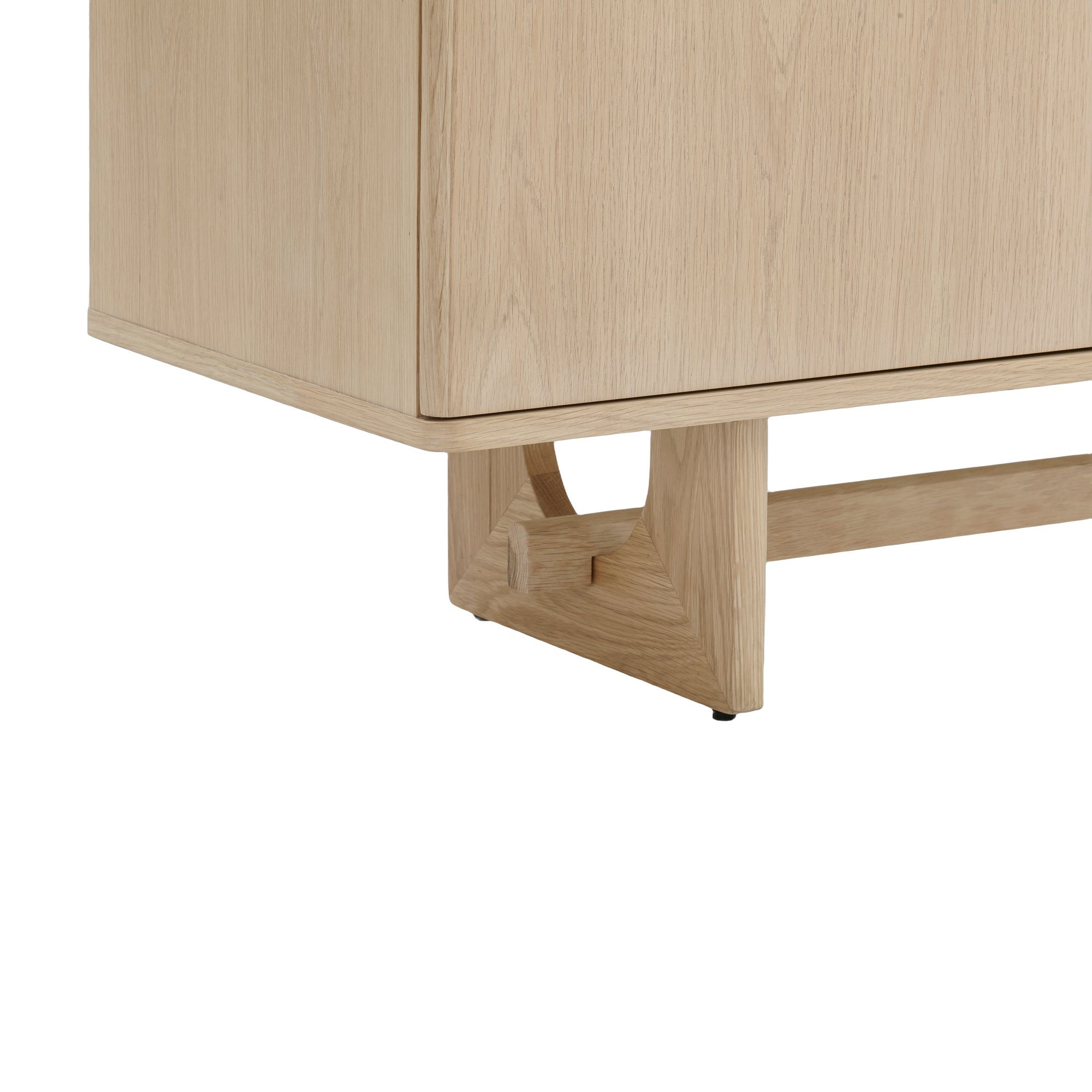 Arch TV Unit V1 with Natural Oak Frame and Natural Oak Veneer Body in 180cm - image 5